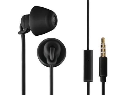 Auriculares Com fio THOMSON EAR3008 (In Ear – Microfone – Preto)