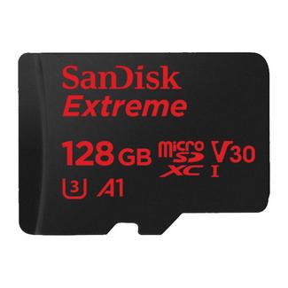Cartão Memória SanDisk Extreme UHS-I V30 microSDXC 128GB + Adaptador SD