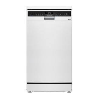 Máquina de Lavar Loiça Siemens iQ300 SR23EW24KE 3º Tabuleiro de 10 Conjuntos e de 45 cm – Branco