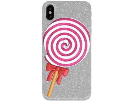 Capa BENJAMINS 3D Lollipop iPhone X, XS Rosa