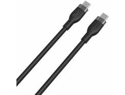Cabo TARGUS HYPER Silicone USB-C para USB-C 240W 2M Preto