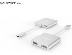 Hub MITSAI USB-C 3 em 1 (USB-C – USB 3.0 – HDMI)