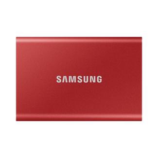 Samsung T7 SSD Externo PCIe NVMe USB 3.2 1TB Vermelho Metálico