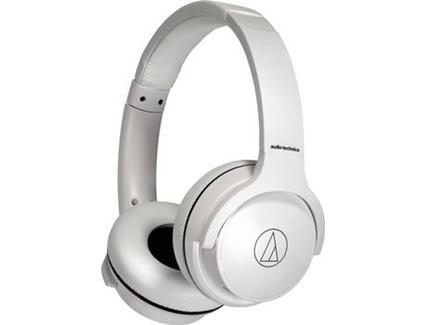 Auscultadores Bluetooth AUDIO TECHNICA ATH-S220BTWH (On Ear – Microfone – Noise Canceling – Branco)