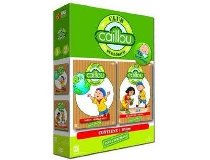 DVD Pack Caillou – Club Ecológico – Caillou Ahorra Agua + El Árbol De Caillou (Edição em Espanhol)