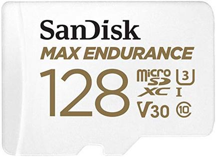 Cartão de Memória MicroSDHC SanDisk Max Endurance 128 GB