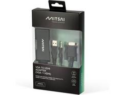 Adaptador MITSAI (VGA – HDMI – Preto)