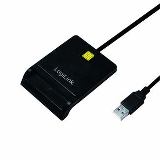 Leitor LogiLink CR0037 Smart Card USB – Preto