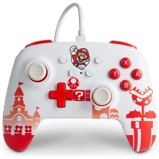 Comando por cabo com botões programáveis e saída de áudio Mario – Nintendo Switch