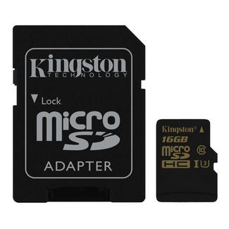 Kingston Gold microSDHC UHS-I U3 16GB + Adaptador SD
