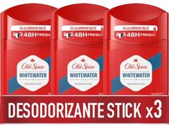 Desodorizante Stick OLD SPICE Whitewater (3 x 50 ml)
