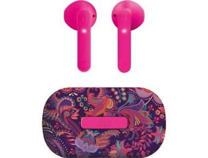 Auriculares Bluetooth True Wireless SBS Chanè Denin (In Ear – Microfone – Rosa)