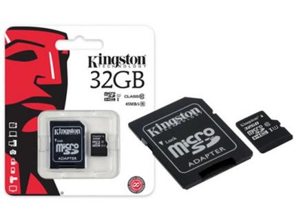 Cartão de Memória MicroSD KINGSTON 32GB