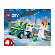 LEGO City Ambulância de Emergência e Snowboarder