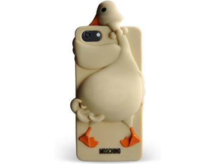 Capa MOSCHINO Goose Luisa iPhone 5, 5s, SE Castanho