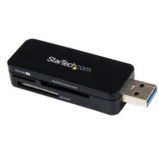 Startech Leitor Compacto de Cartões de Memória USB 3.0 Preto
