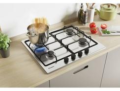 Idea Cm6Pbrx/4U2 Aço Inoxidável Embutido 63 Cm Gás 4 Zonas CANDY