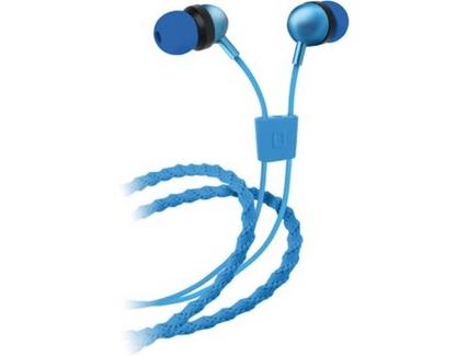 Auriculares com Fio SBS School (In Ear – Microfone – Azul)