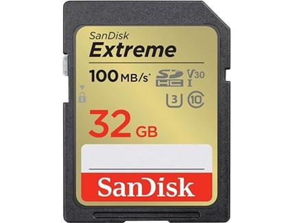 Cartão Memória SCANDISK Extreme 32GB SDHC 100MB/s UHS-I