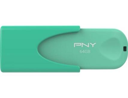 Pen USB PNY Attaché 4 2.0 (64 GB – Verde)