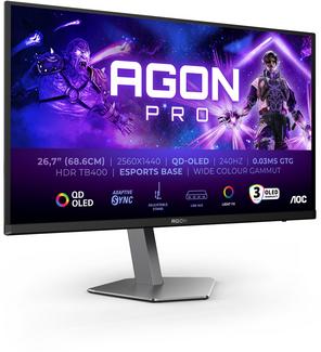 AOC AGON AG276QZD2 26,7″ QD-OLED QHD 240Hz 0,03ms HDR 400