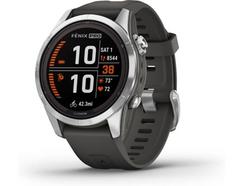Smartwatch GARMIN Fenix 7S Pro Solar Edition (Bluetooth e Wi-Fi – Até 11/14 dias de autonomia com Energia Solar – Grafite)