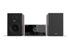 Micro sistema de 100 W com alto-falantes pretos AIWA Msbtu-600