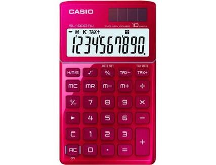 Calculadora Basica CASIO SL-1000TW Vermelho