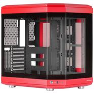 Mars Gaming MC-3T Semitorre ATX Vidro Temperado Triplo 3x Slots PCI Verticais USB-C 3.0 Vermelha