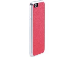 Capa JUST MOBILE AluFr Leather iPhone 6, 6s Rosa