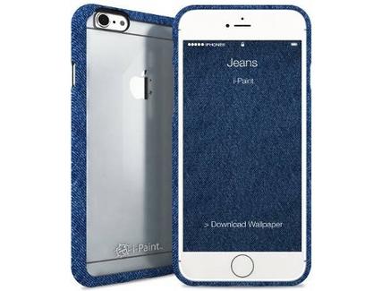 Capa I-PAINT Ghost Jeans iPhone 6, 6s Azul