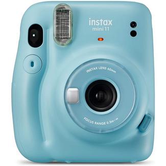 Máquina Fotográfica Instantânea FUJIFILM Instax Mini 11 (Azul – Obturação: 1/2-1/250 s – 2 x Pilhas AA LR6)