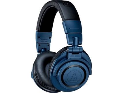 Auscultadores Bluetooth AUDIO TECHNICA ATH-M50XBT2DS (Over Ear – Azul)