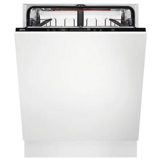 Máquina de Lavar Loiça Encastre AEG FSK53627P (13 Conjuntos – 59.6 cm – Painel Preto)
