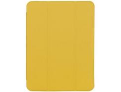 Capa para iPad 10.9 (10th gen) com frente em material acetinado, traseirae, funcionalidade de stand, e ranhura para caneta. Incorpora no seu fabrico 1.5 garrafas de plÃ¡stico.