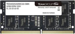 Team Group SO-DIMM 32GB DDR4 3200MHz Elite CL22