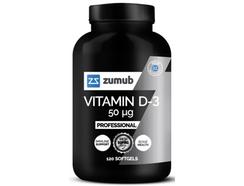 Suplemento Alimentar ZUMUB Vitamin D3 Professional (120 Softgels)