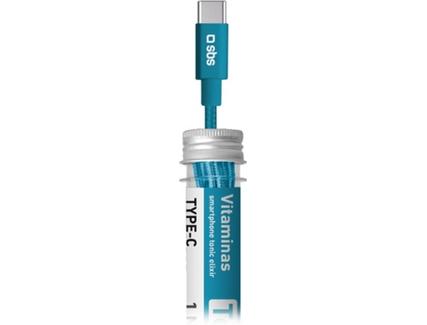 Cabo SBS Vitamina USB-C (USB-C – 1 m – Azul)