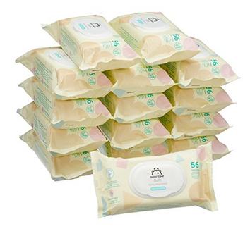 Toalhetes húmidos para bebé Mama Bear Soft – 15 pacotes (840 toalhetes)