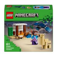 LEGO Minecraft Expedição no Deserto de Steve