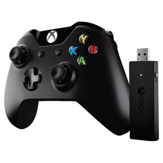 Microsoft Xbox Controller + Adaptador Wireless para Windows