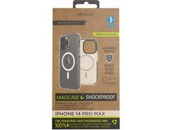 Capa para iPhone 14 Pro Max MUVIT MFC Recycle ShockProof 3M Transparente
