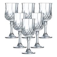 Conjunto de 6 Copos de Vinho Branco Longchamp