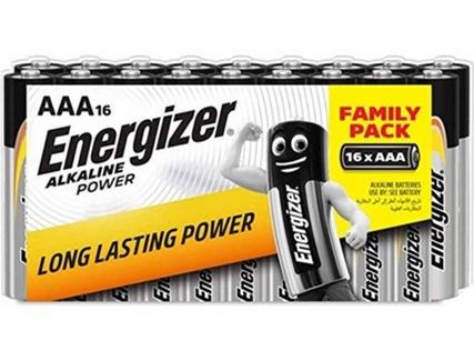 Pilhas ENERGIZER Alcalina Power LR03 AAA (pack 16 unidades)