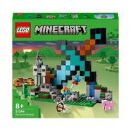 LEGO Minecraft O Posto Avançado da Espada – brinquedo de construção com um esqueleto um Creeper e não só para crianças 8+