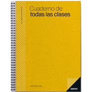 Caderno Para Todas as Aulas Vista Semanal Castelhano – 24 x 31 cm – Amarelo