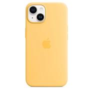 Capa em Silicone com MagSafe para iPhone 14 – Sunglow