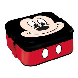 Porta-alimentos infantil Mickey Mouse Disney Vermelho