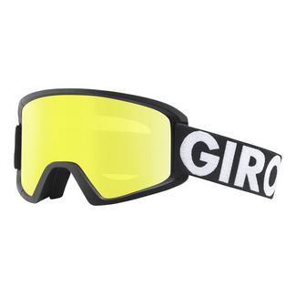Máscara de esqui/snowboard unissexo Semi Giro Preto / Amarelo