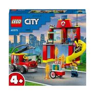 LEGO City Quartel e Camião dos Bombeiros – set divertido com três minifiguras